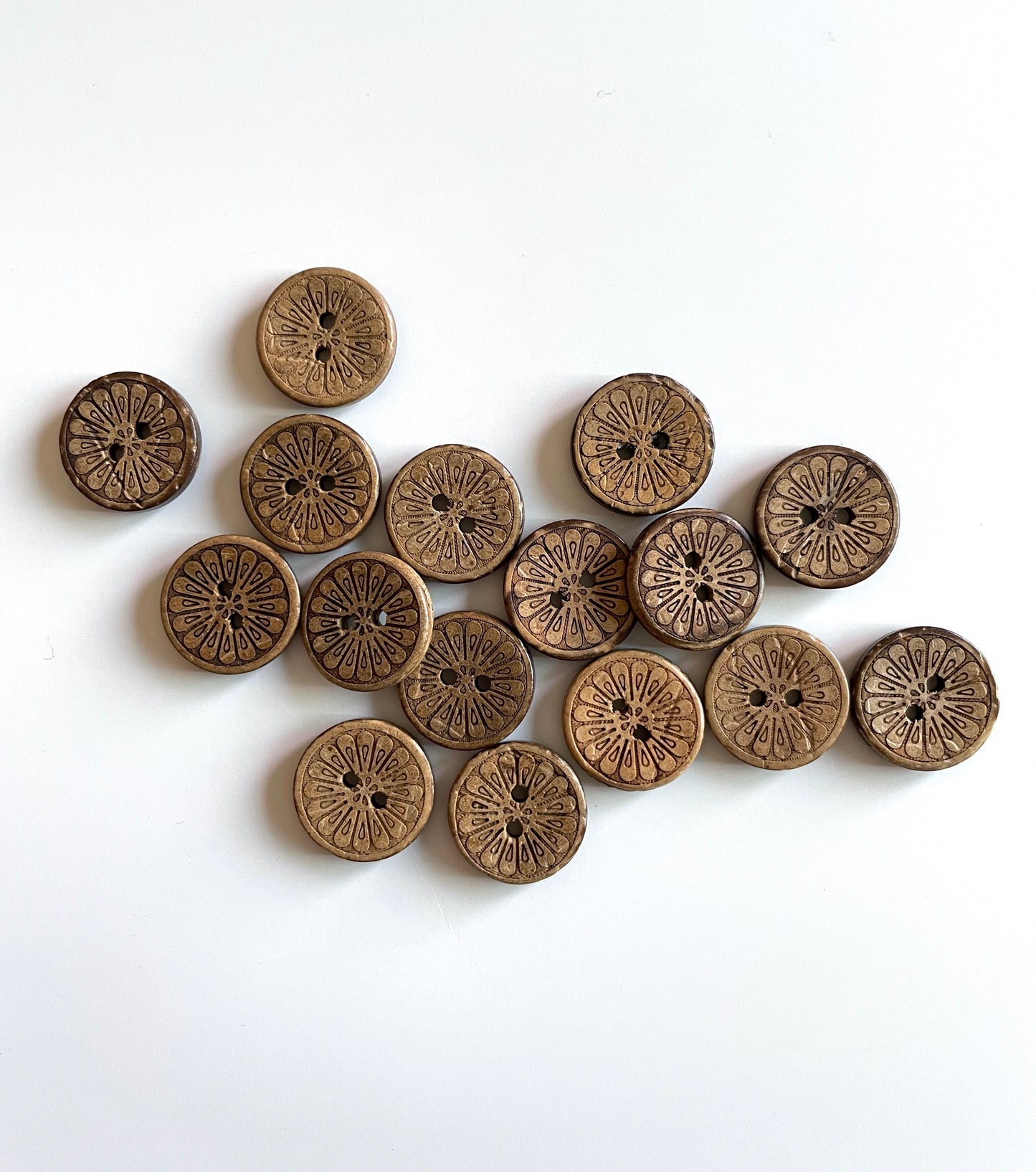 Coconut Buttons - pack of 6 - CSB055