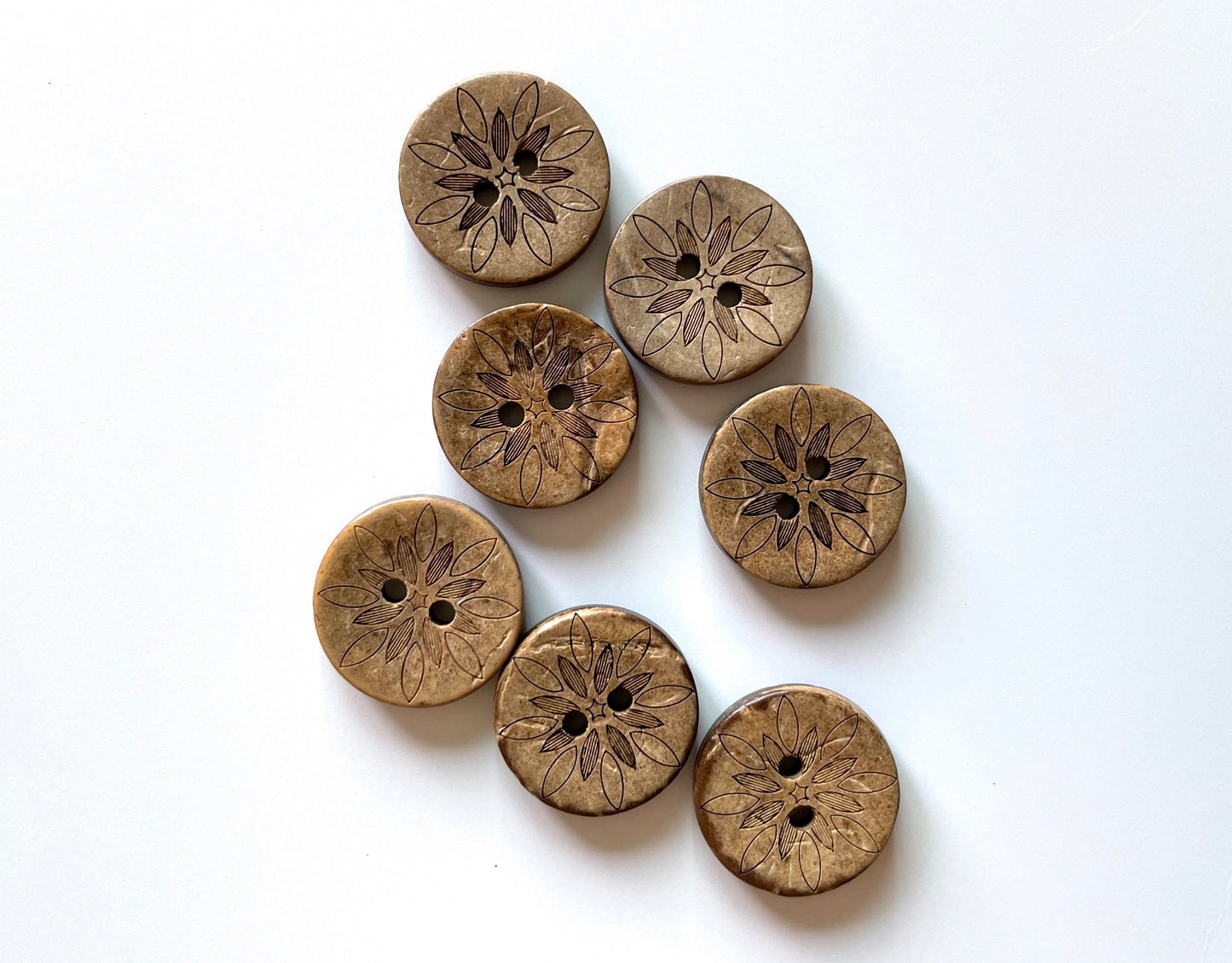 Coconut Buttons - pack of 6 - CSB057