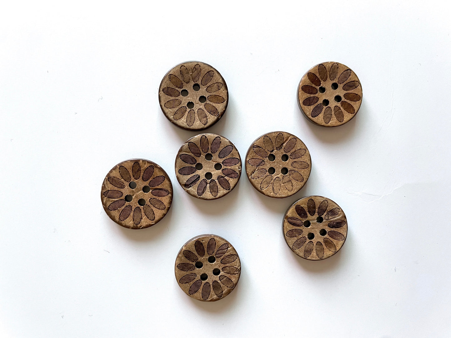 Coconut Buttons - pack of 6 - CSB056