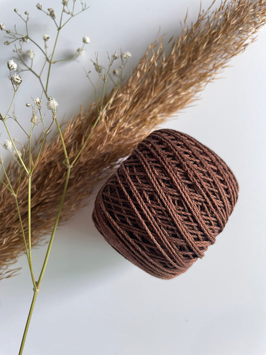 Knitting/Crochet Threads - Chocolate Brown