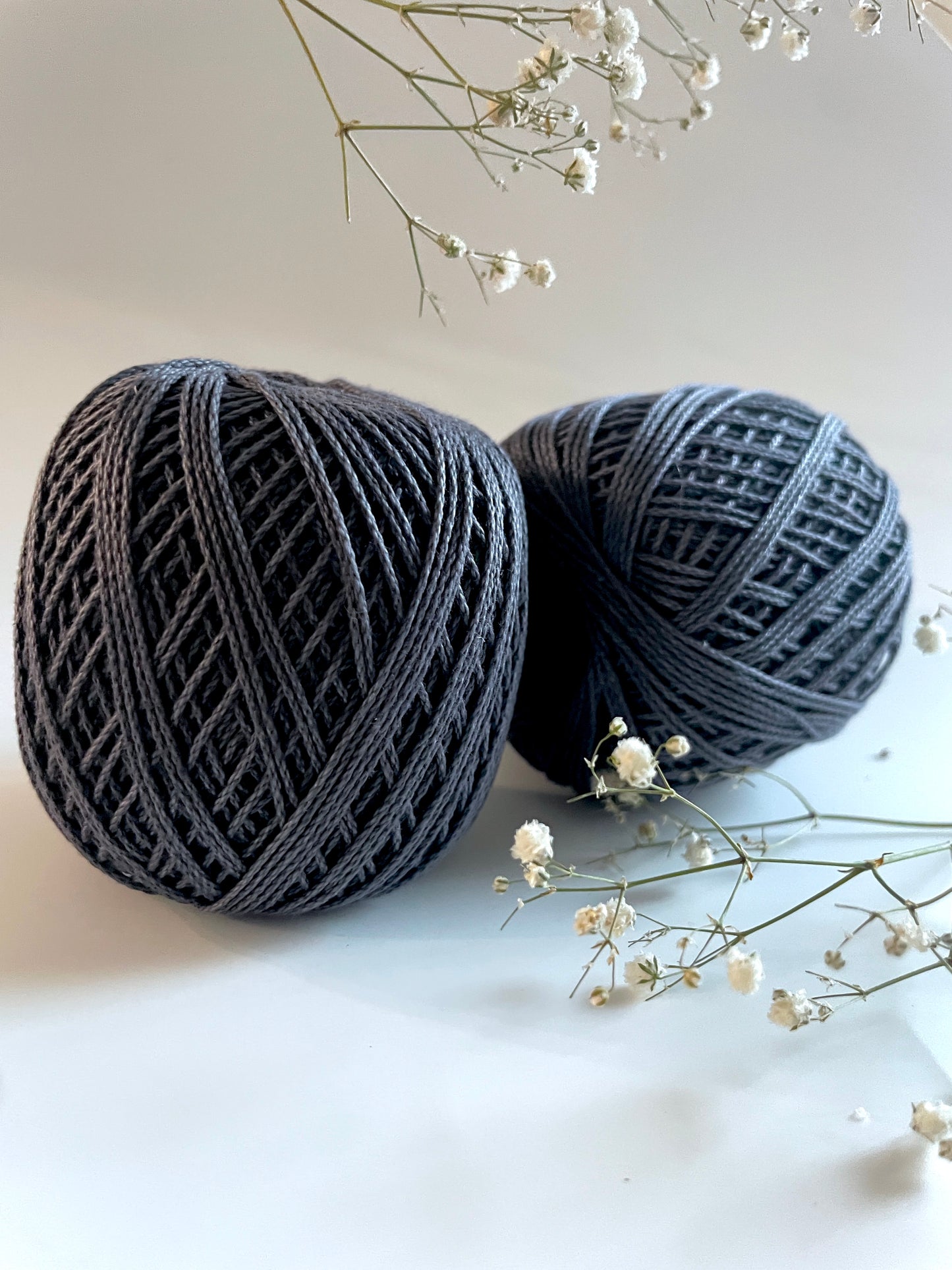 Knitting/Crochet Threads - Dark Grey