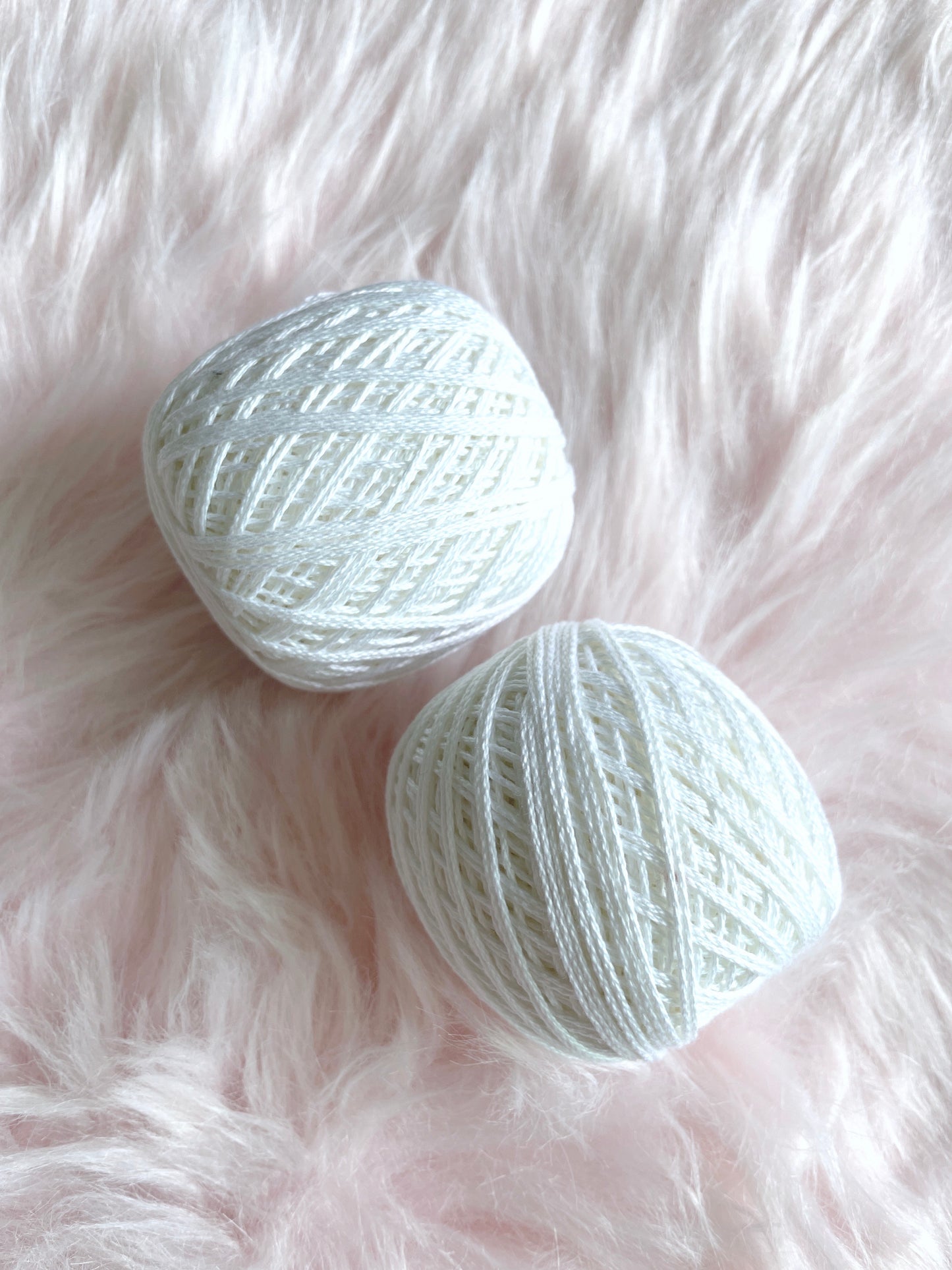 Knitting/Crochet Threads - White