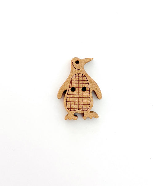 Fancy Wooden buttons - pack of 6 - DWB06