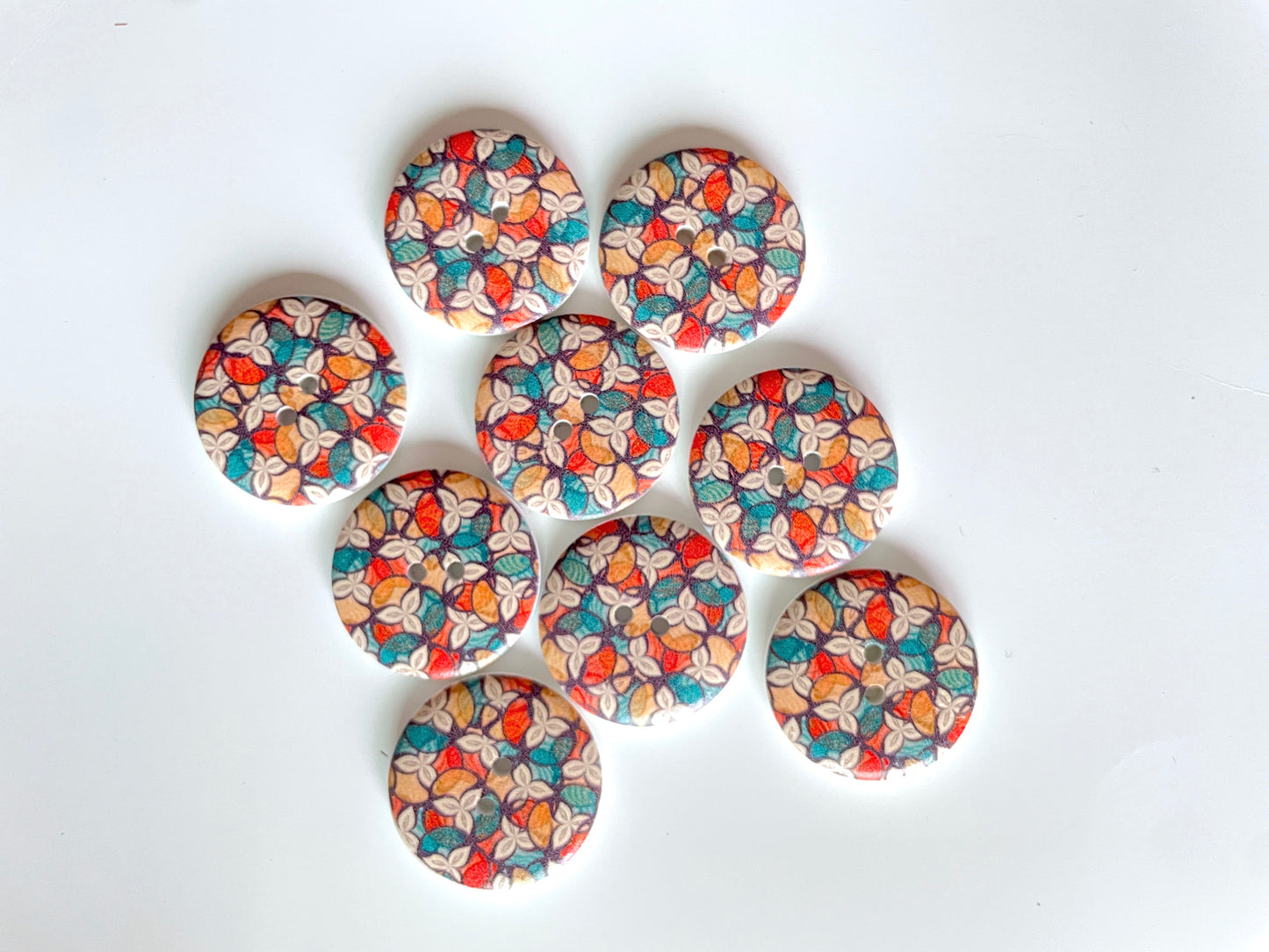Fancy Designer buttons - pack of 6 - LWB009