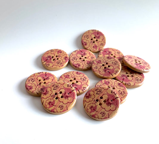 Fancy Designer buttons - pack of 6 - LWB012