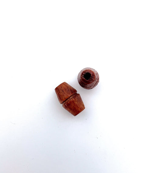 Wooden Beads - Pack of 6 - B004
