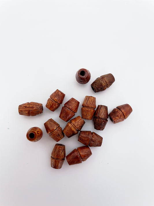 Wooden Beads - Pack of 6 - B004