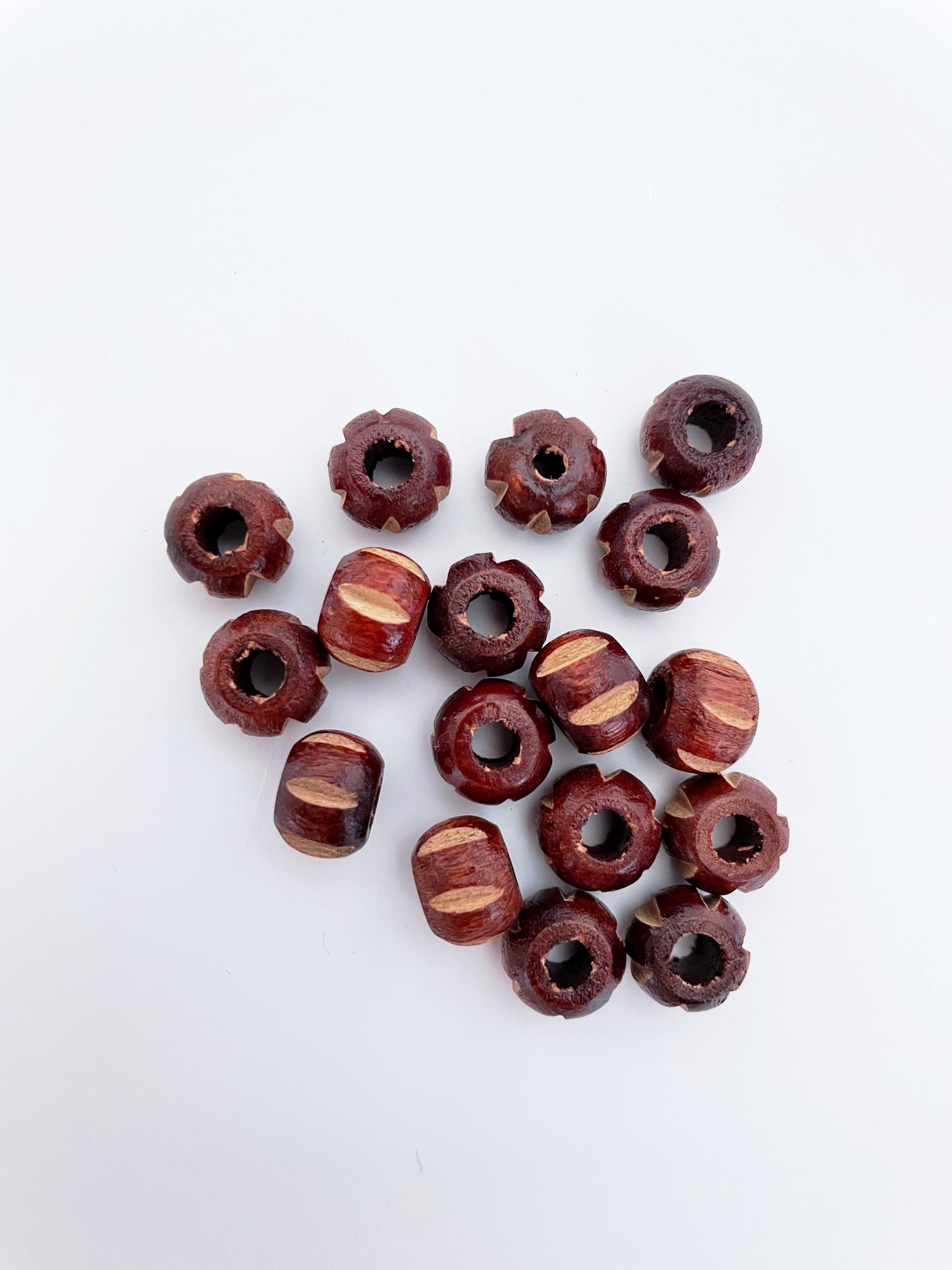 Wooden Beads - pack of 6 - B007