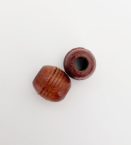 Wooden Beads  - pack of 6 - B008
