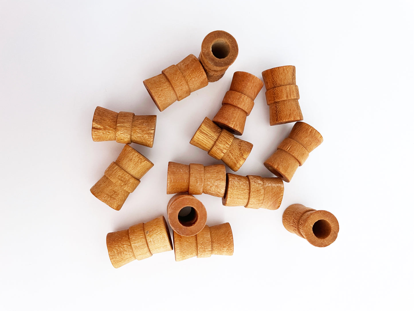 Wooden Beads - pack of 6 - B009