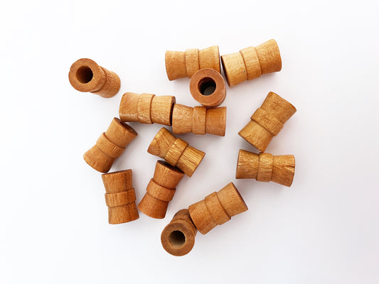 Wooden Beads - pack of 6 - B009