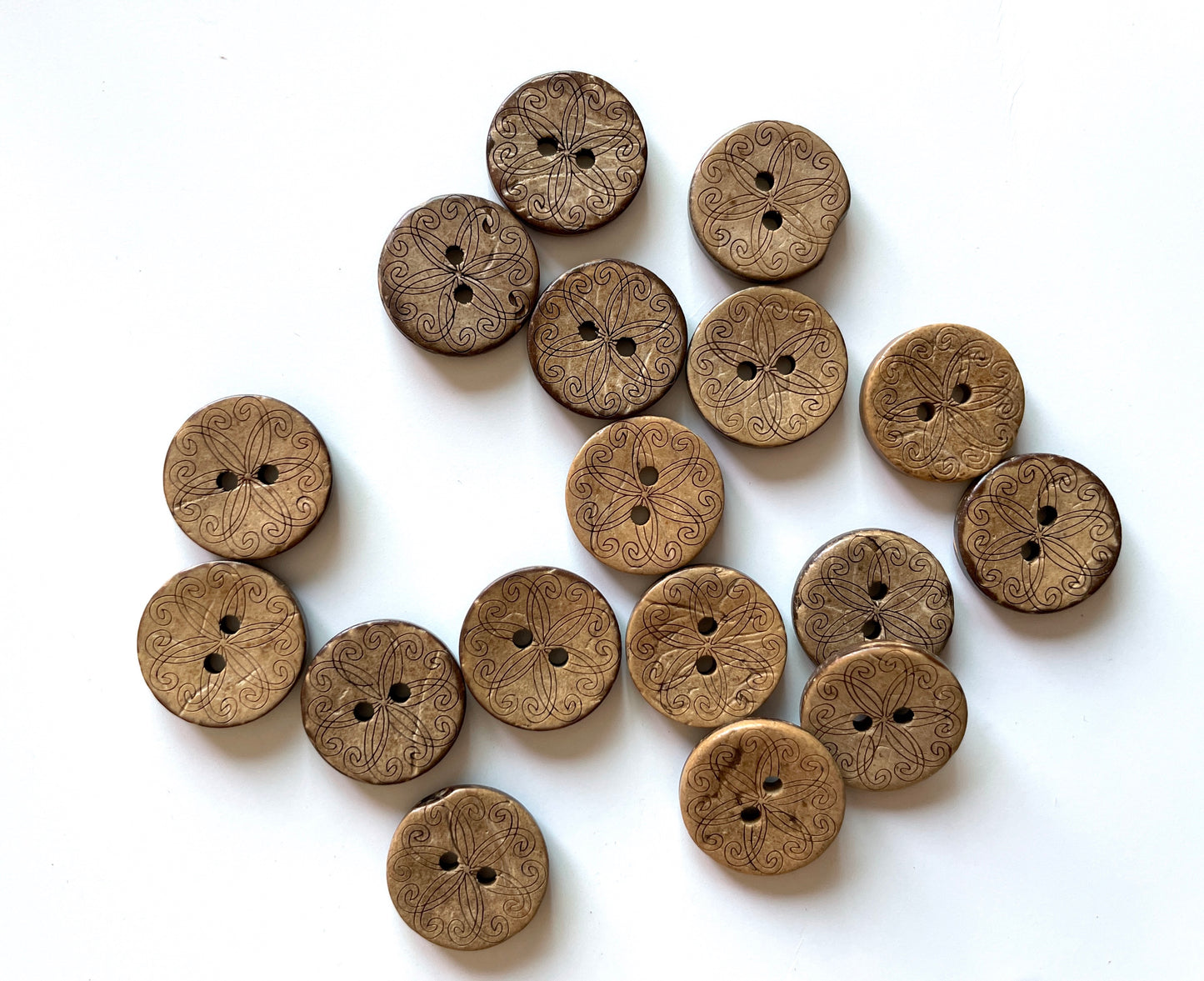 Coconut Buttons - pack of 6 - CSB054