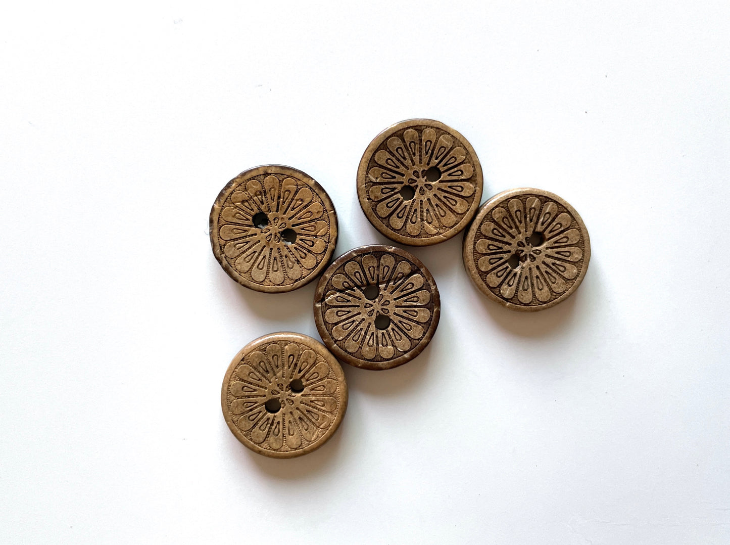 Coconut Buttons - pack of 6 - CSB055