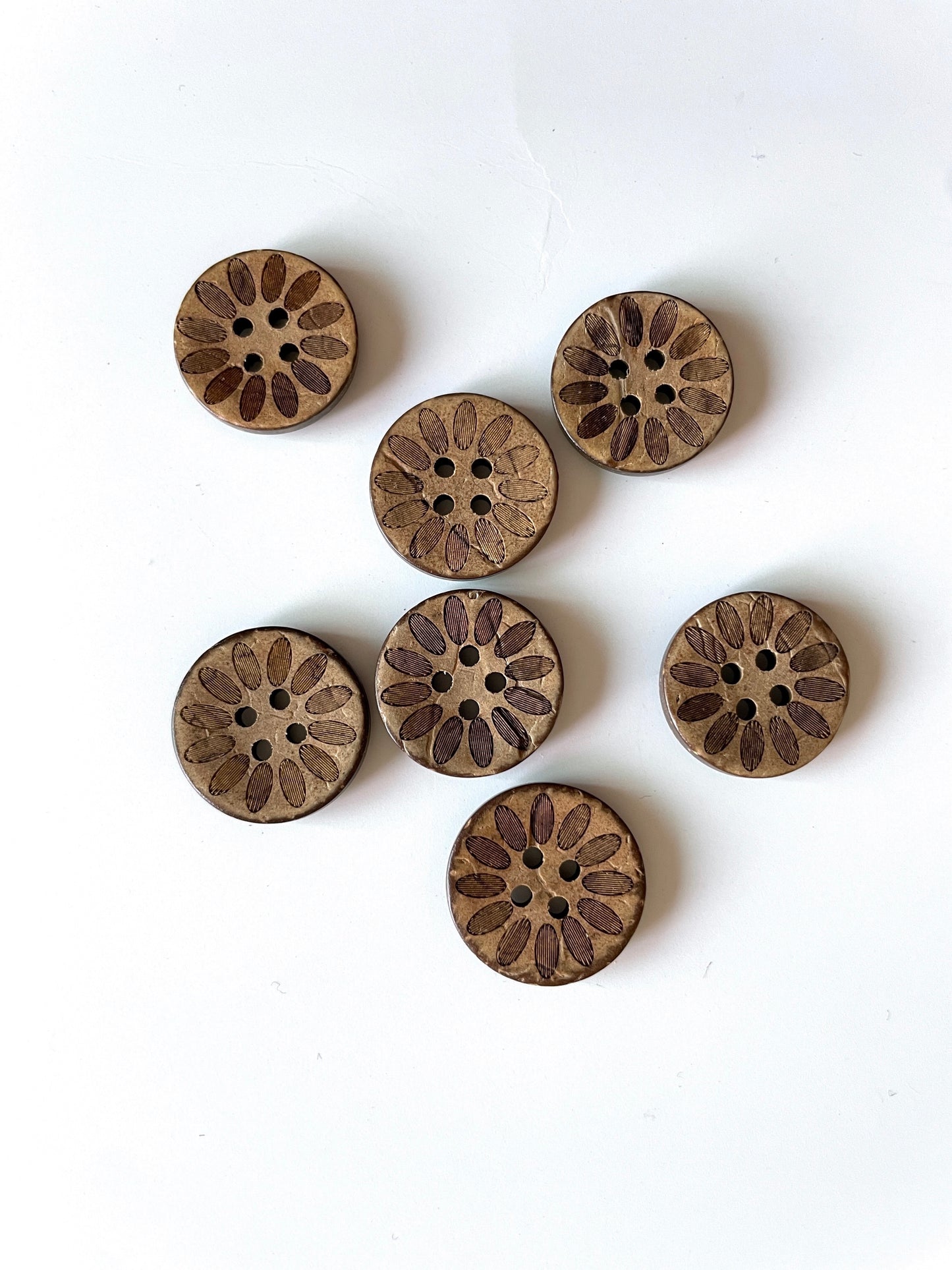 Coconut Buttons - pack of 6 - CSB056