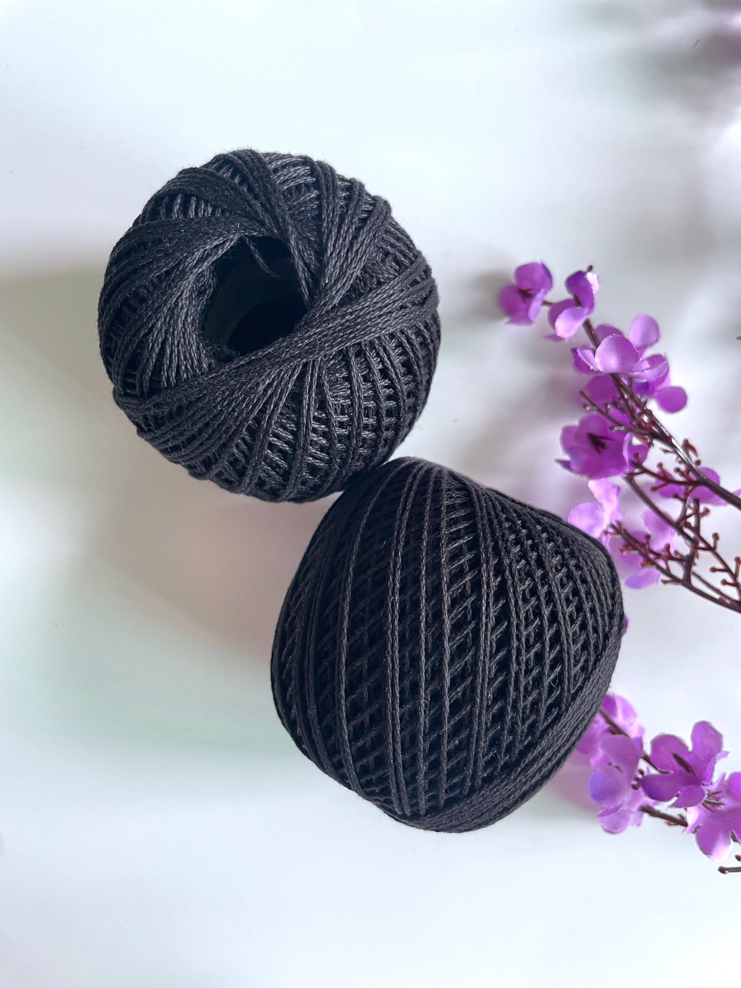 Knitting/Crochet Threads - Black