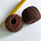 Knitting/Crochet Threads - Chocolate Brown