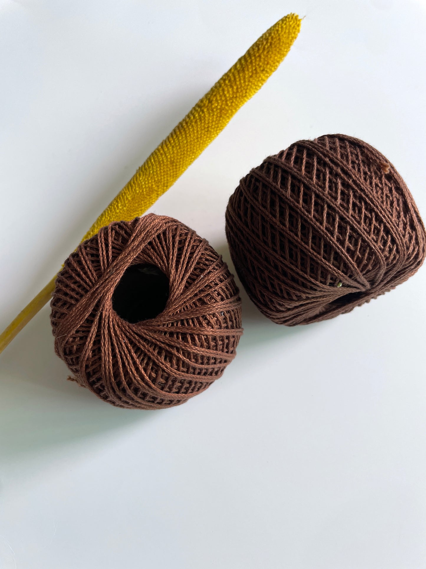 Knitting/Crochet Threads - Chocolate Brown