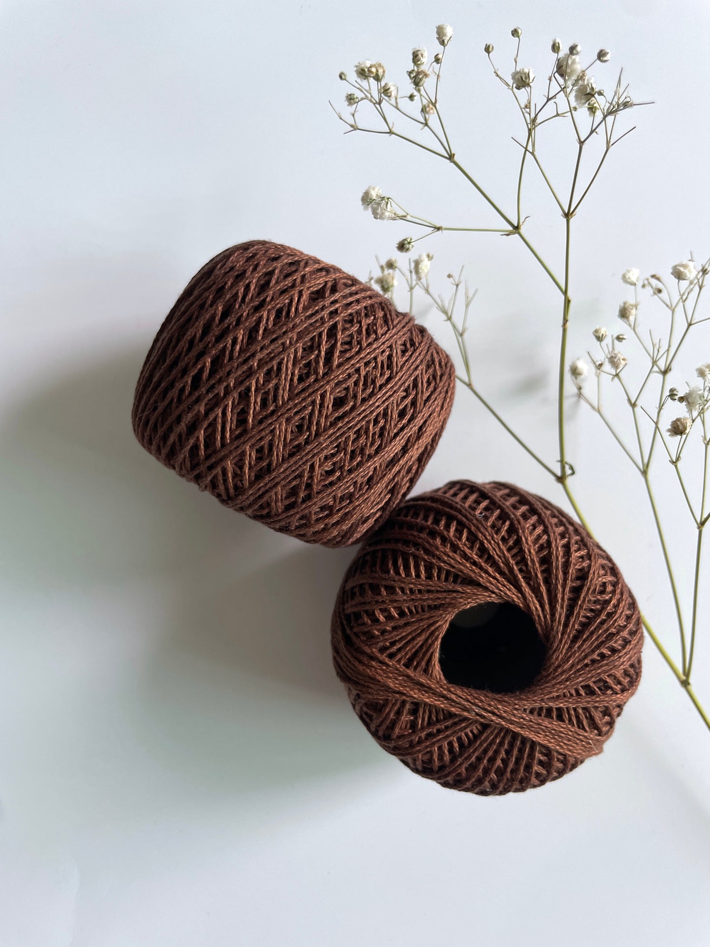 Knitting/Crochet Threads - Chocolate Brown