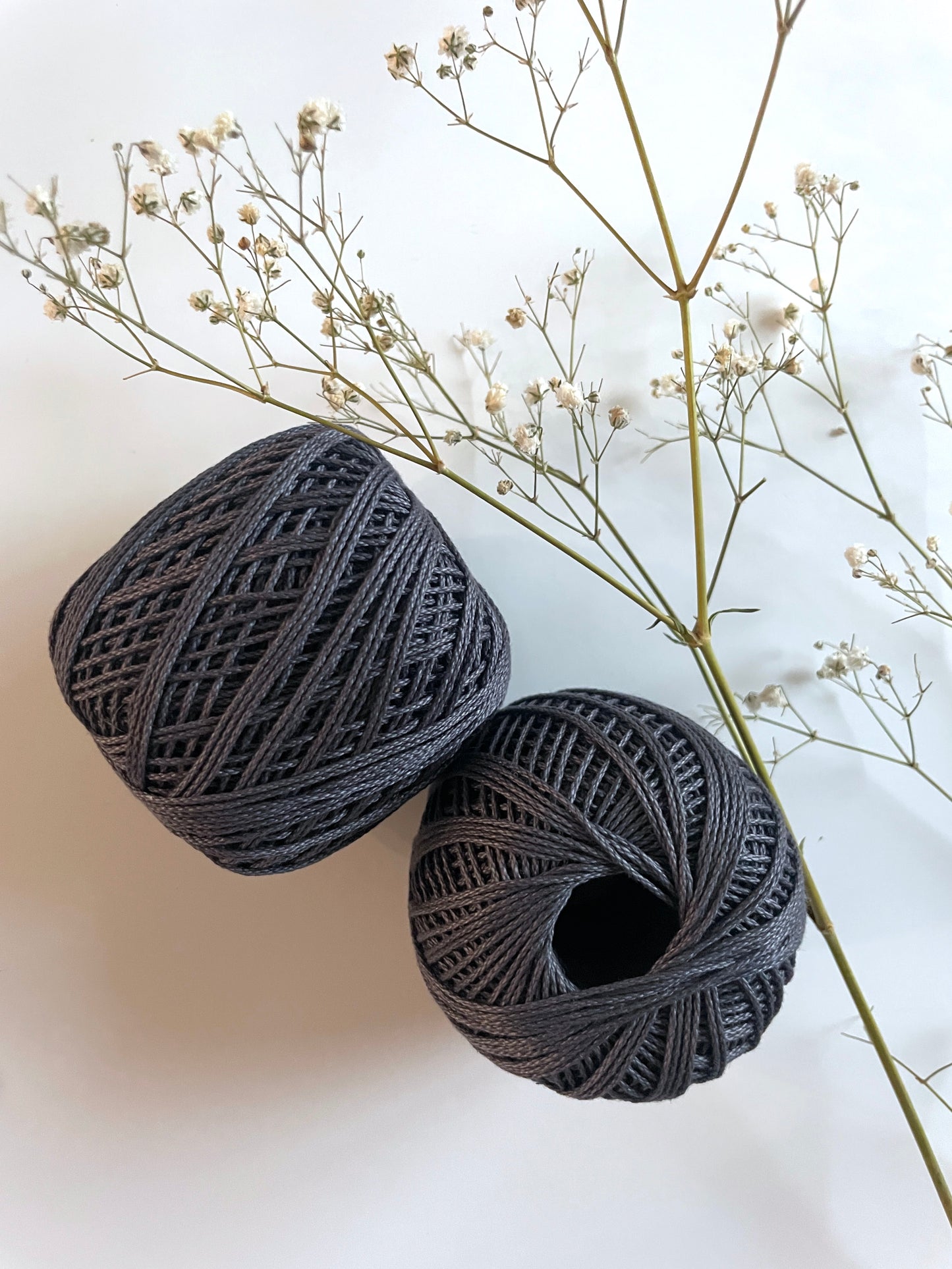 Knitting/Crochet  Threads - Dark Grey