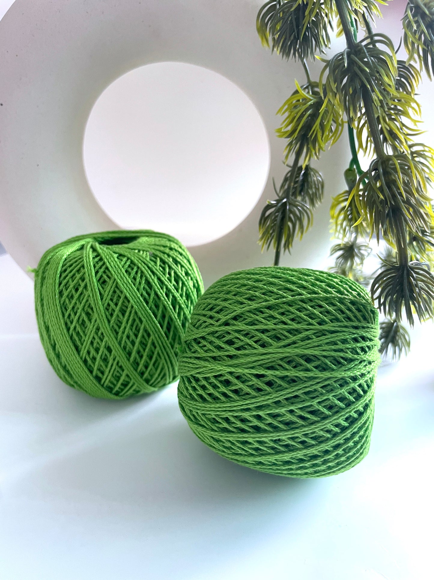 Knitting/Crochet  Threads - Parrot Green