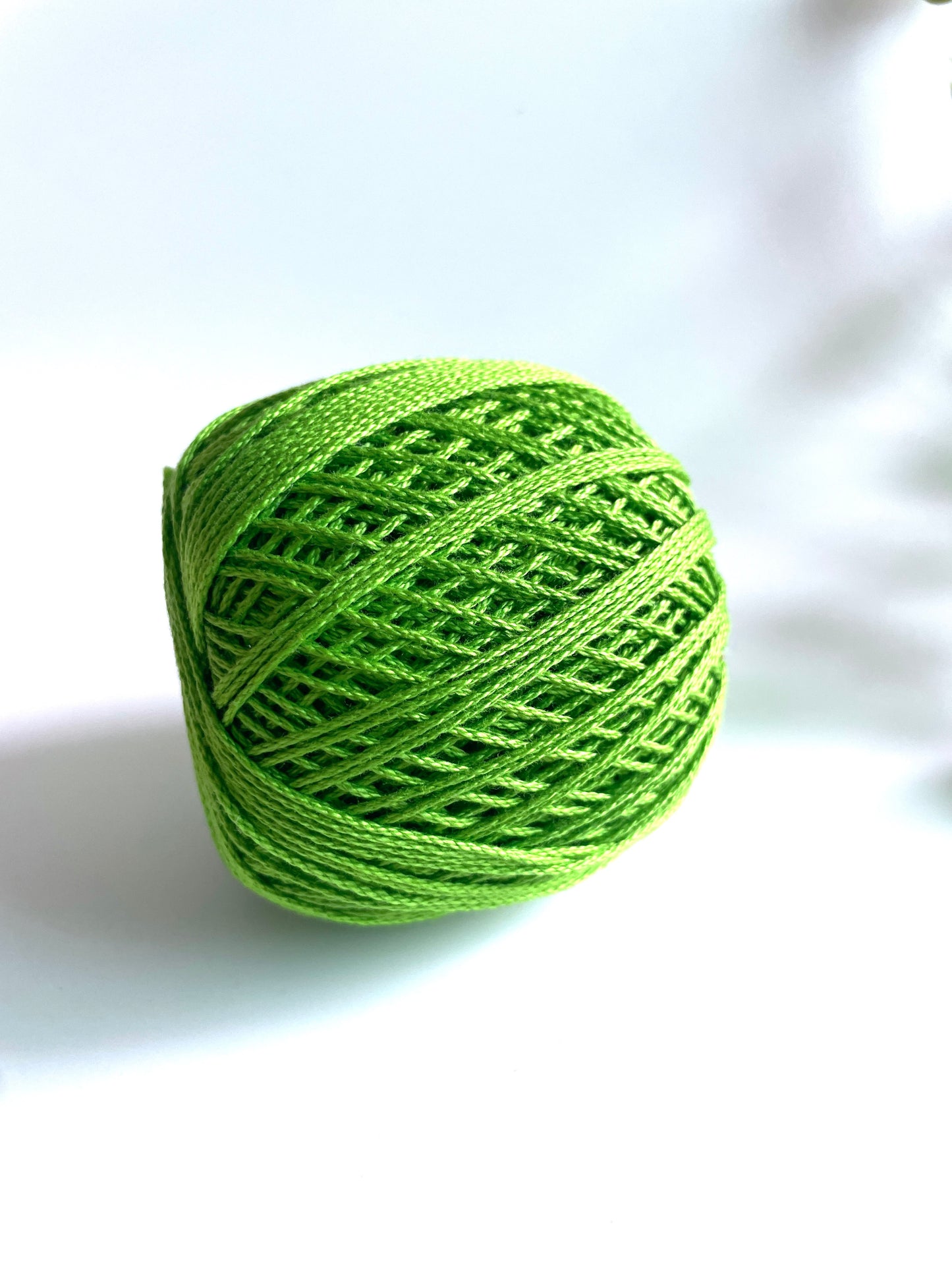 Knitting/Crochet  Threads - Parrot Green