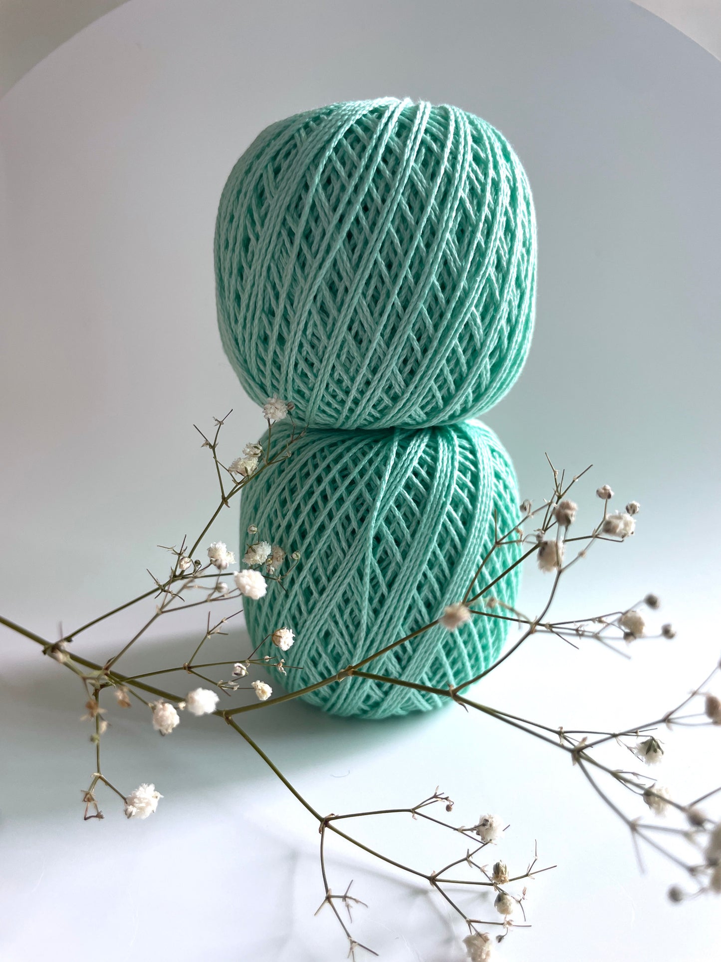 Knitting/Crochet Threads - Mint Green