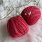 Knitting / Crochet Threads - Tomato Red - 50 gms 1 ball