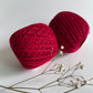 Knitting Threads - Ruby Red - 1 ball 50 gms