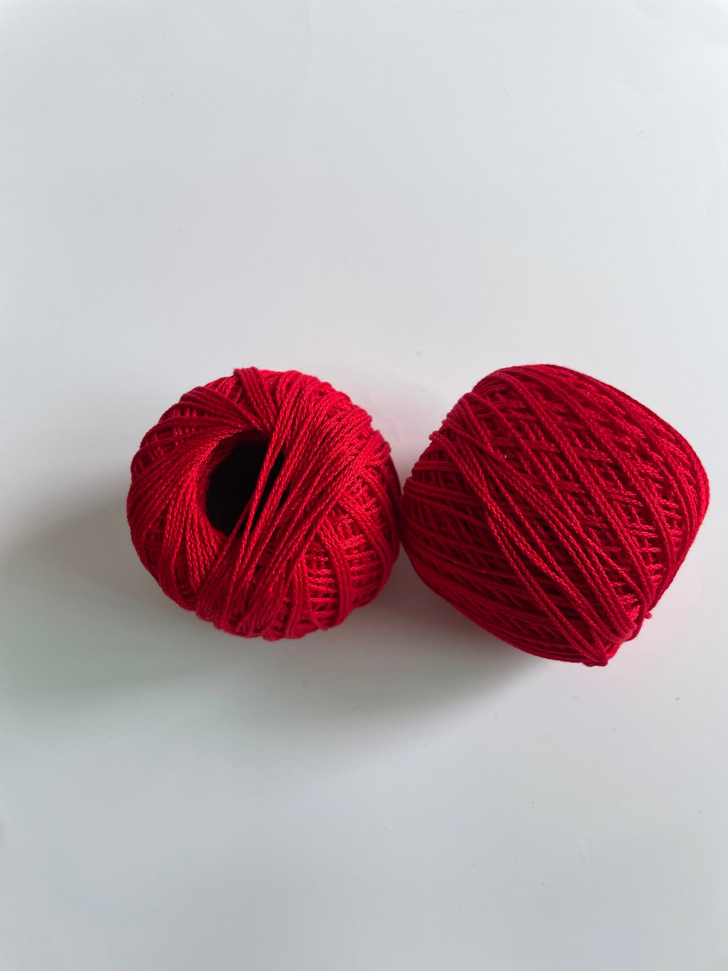 Knitting/ Crochet Threads - Blood Red - 1 ball - 50gms