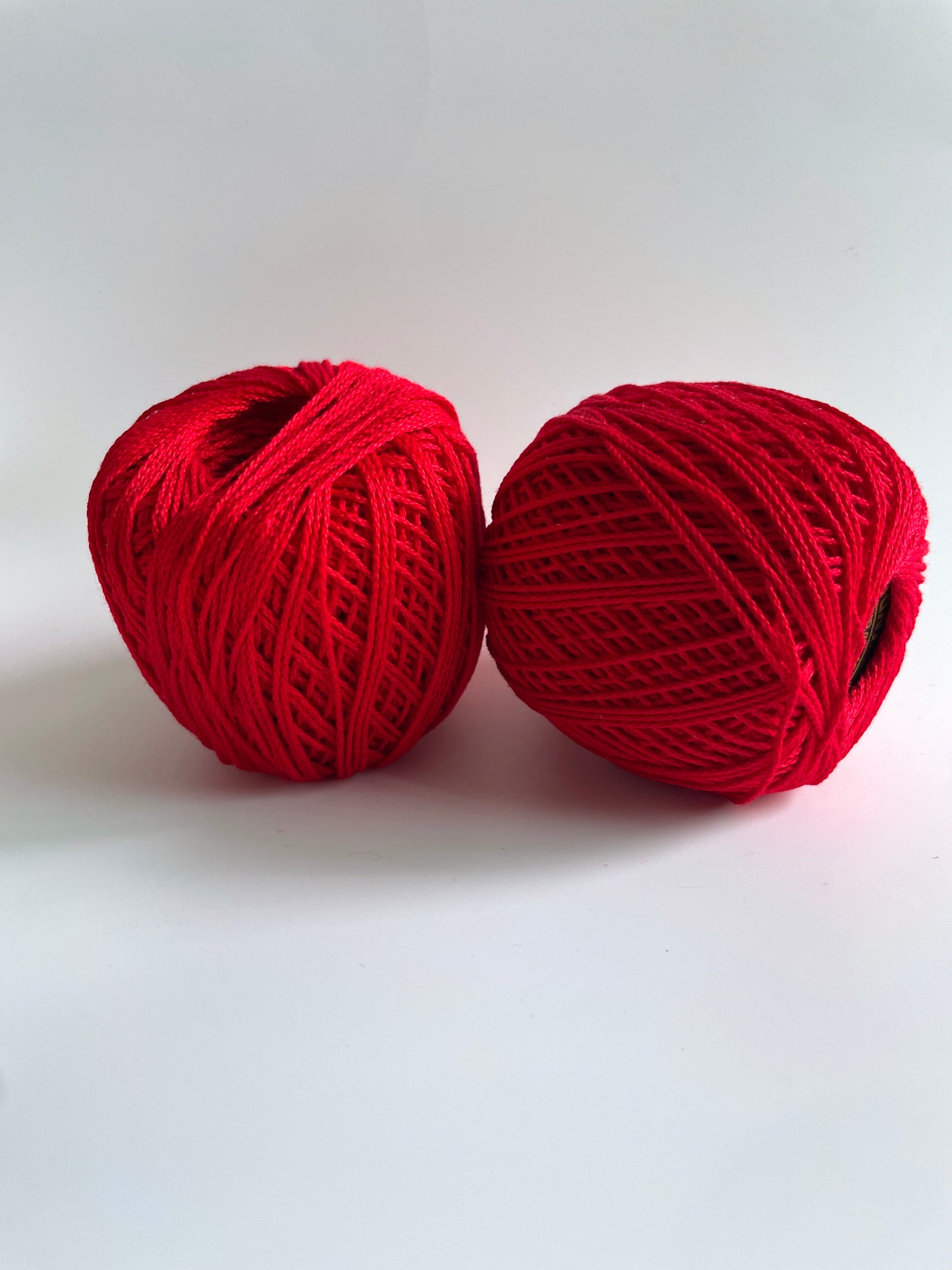 Knitting/ Crochet Threads - Blood Red - 1 ball - 50gms