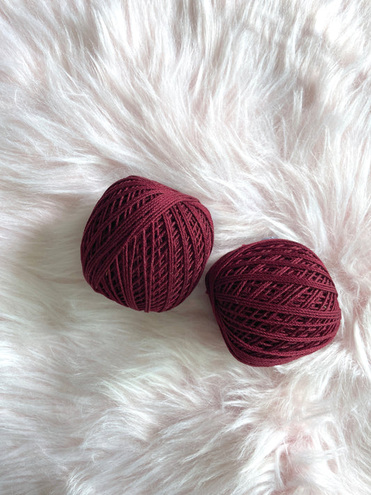 Knitting/Crochet Threads - Maroon