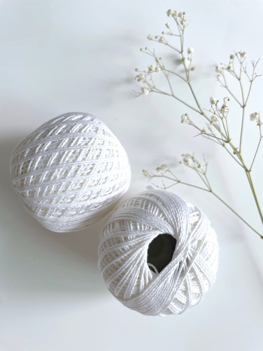 Knitting/Crochet Threads - White