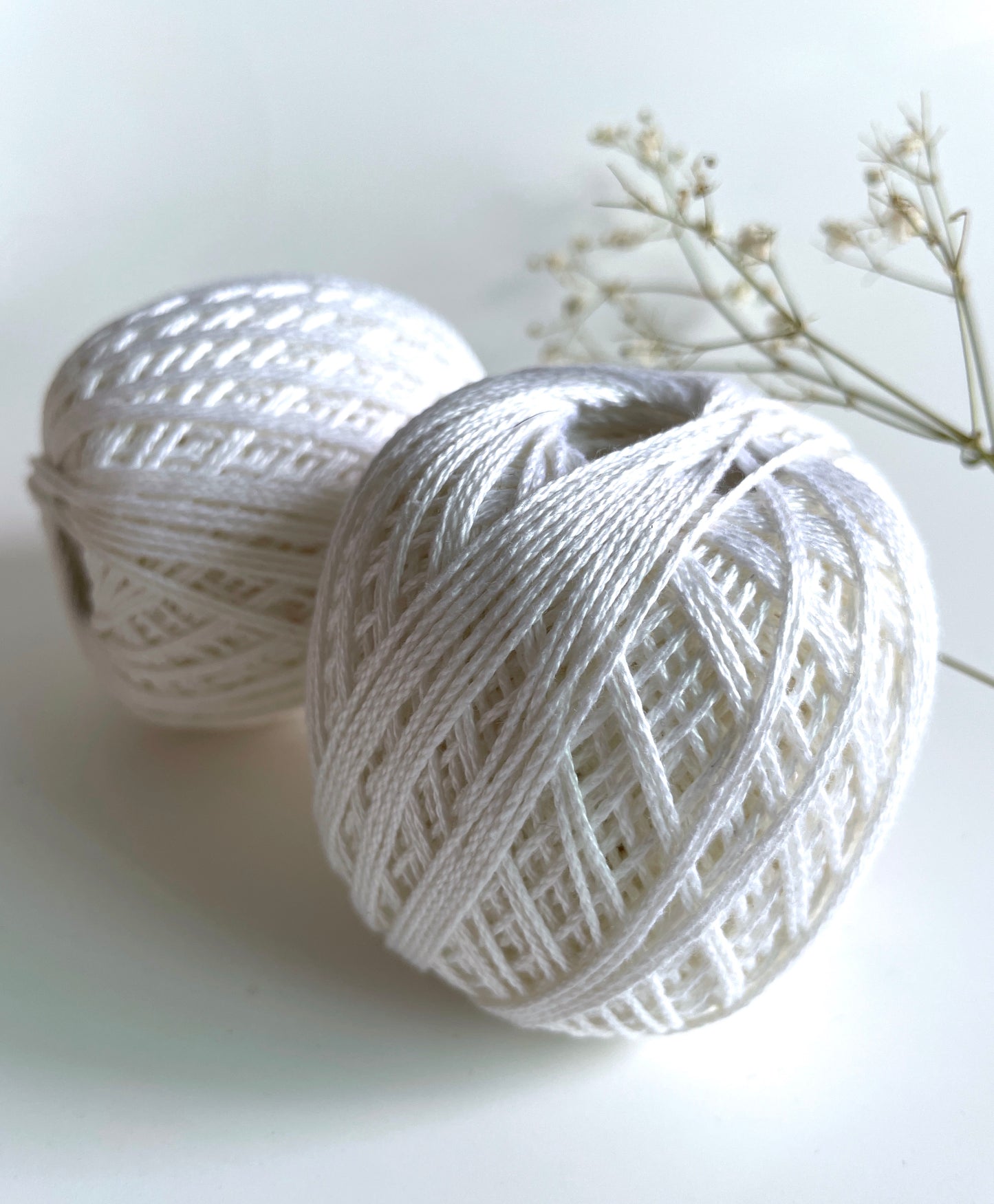 Knitting/Crochet Threads - White