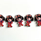 Doll Wooden buttons - pack of 6 - DB001