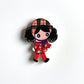 Doll Wooden buttons - pack of 6 - DB001