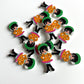 Doll Wooden buttons - pack of 6 - DB002