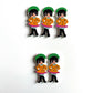 Doll Wooden buttons - pack of 6 - DB002