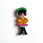Doll Wooden buttons - pack of 6 - DB002