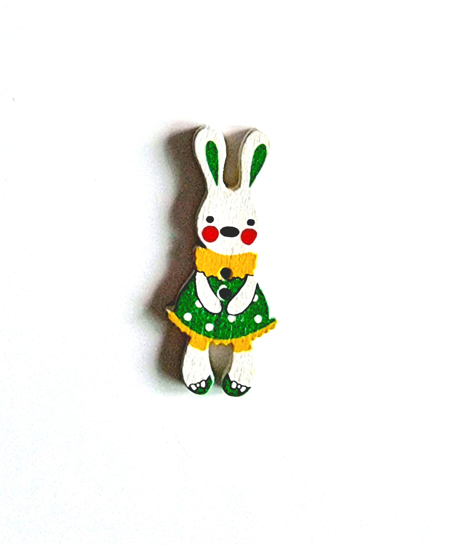 Doll Wooden buttons - pack of 6 - DB003