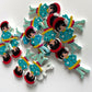 Doll Wooden buttons - pack of 6 - DB006
