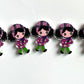 Doll Wooden buttons - pack of 5 - DB007