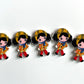 Doll Wooden buttons - pack of 6 - DB008