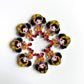 Doll Wooden buttons - pack of 6 - DB008