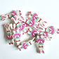 Doll Wooden buttons - pack of 6 - DB011