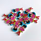 Doll Wooden buttons - pack of 6 - DB012