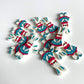 Doll Wooden buttons - pack of 6 - DB013