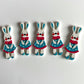 Doll Wooden buttons - pack of 6 - DB013