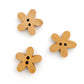 Fancy Wooden buttons - pack of 5 - DWB03