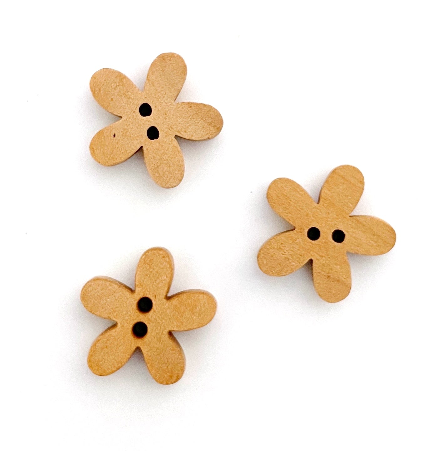 Fancy Wooden buttons - pack of 5 - DWB03
