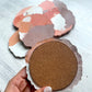 Concrete Coasters - Brown - Set of 6